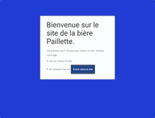 Tablet Screenshot of bierepaillette.com